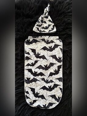 Halloween Gothic Bat Baby Swaddle